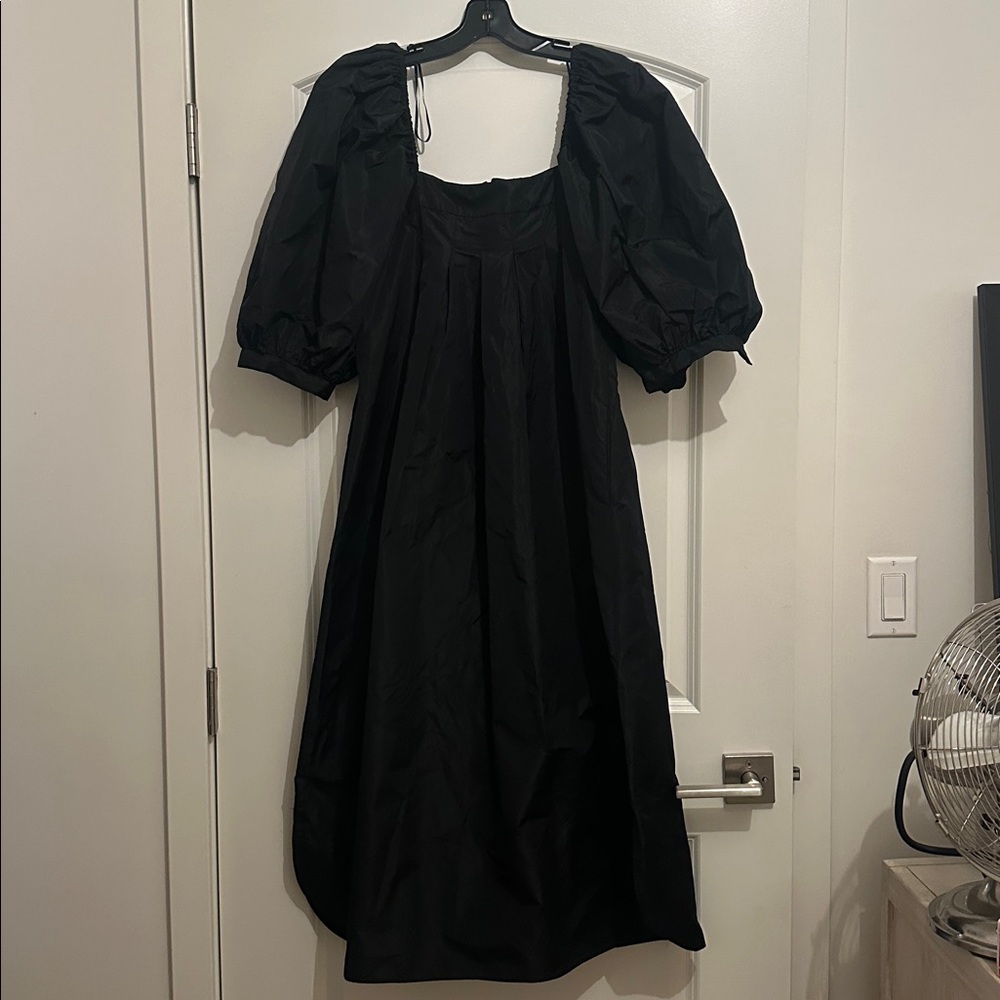 Zara Black Taffeta Dress